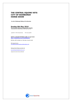 the central equine vets city of edinburgh horse show
