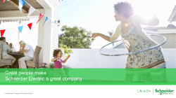 Diapositive 1 - Schneider Electric