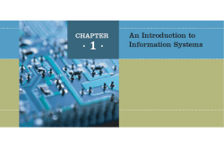 Chapter 1 - School of Business Administration