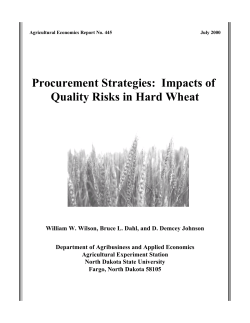 Procurement Strategies: Impacts of Quality Risks in
