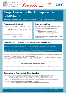 Projection onto the k-Cosparse Set [0.3em]is NP-hard