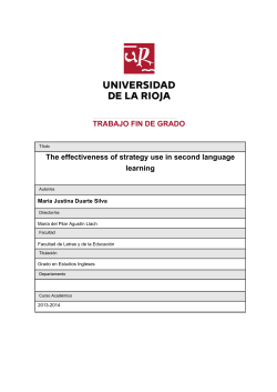 The effectiveness of strategy use in second language learning