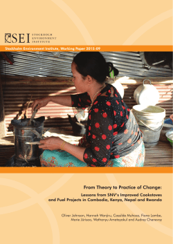 From Theory to Practice of Change