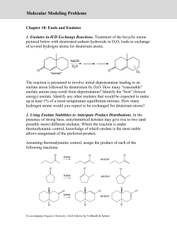 Chapter 18: Molecular Modeling Problems