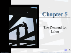 Contemporary Labor Economics