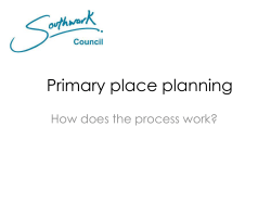 RE Primary Place Planning