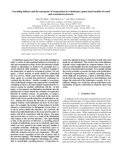 Cascading Failure and Evolutionary Games