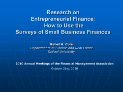 Gender and Entrepreneurship