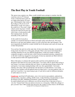 The Best Play in Youth Football