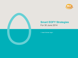 Other smart EOFY strategies