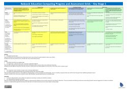 Babcock Education Computing Progress and Assessment Grids