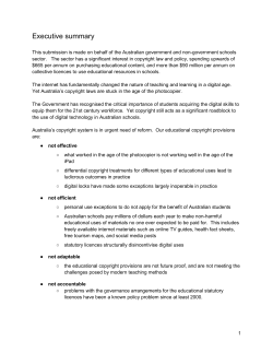 National Copyright Unit, COAG Education Council