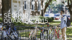 SECOND QUARTER 2015