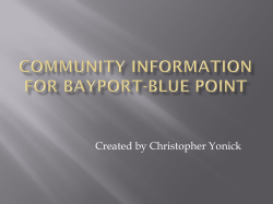 Community information for bayport