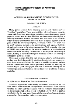 A. Split- versus Single-Rate Interest Assumption satisfactory for the