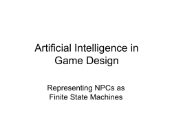 Artificial Intelligence in Game Design