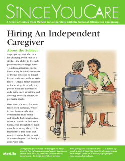 Hiring an Independent Caregiver - National Association of Health