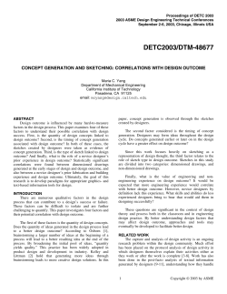 DETC2003/DTM-48677 - Massachusetts Institute of Technology