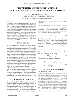 Chromaticity Measurements at HERA-P Using the Head-Tail