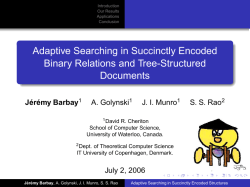 Adaptive Searching in Succinctly Encoded Binary Relations and