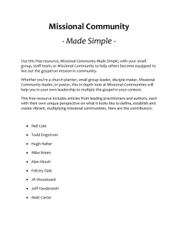 On Mission with God