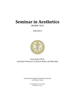 title of paper - Artistic Theologian