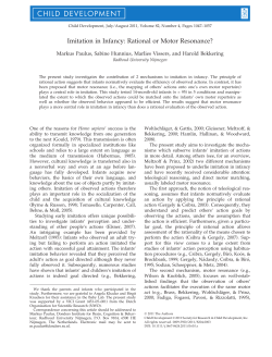 Imitation in Infancy: Rational or Motor Resonance?