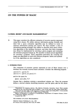 on the power of magic