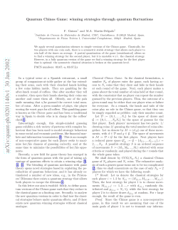 Quantum Chinos Game: winning strategies through quantum