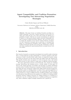 Agent Compatibility and Coalition Formation: Investigating Two
