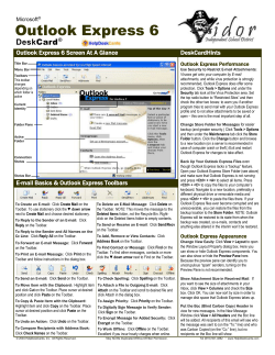 Outlook Express 6 DeskCard