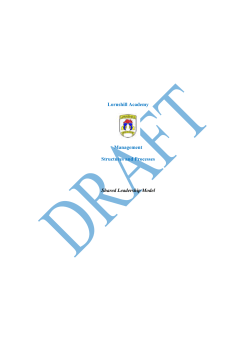 New Management Structure Information