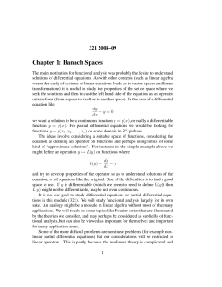 Chapter 1: Banach Spaces