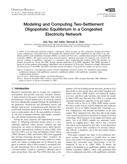 Modeling and Computing Two-Settlement Oligopolistic Equilibrium