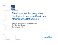 Physician-Hospital Integration Strategies to Increase Quality and