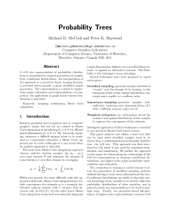Probability Trees - Graphics Interface