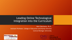 Leading Online Technological Integration into the