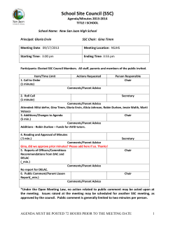 SSC Agenda-Minutes Template 11-12