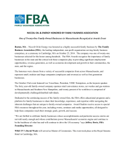 Read full press release by the Family Business Association