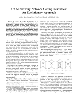 On Minimizing Network Coding Resources: An Evolutionary Approach