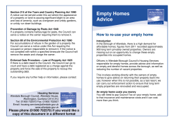 Empty Homes Advice - Allerdale Borough Council