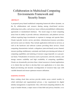 Collaboration Framework For Multicloud System