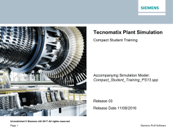 Plant Simulation Compact Srudent Training