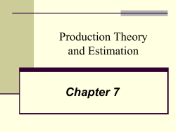 Production Function