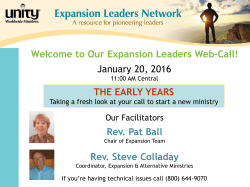 Slide - Unity Worldwide Ministries