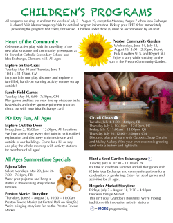 Kids Programs - Idea Exchange