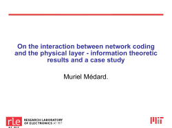 Slides  - Center for Science of Information