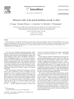 Fibonacci order in the period-doubling cascade - Matcuer