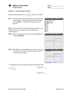Activity overview - TI Education