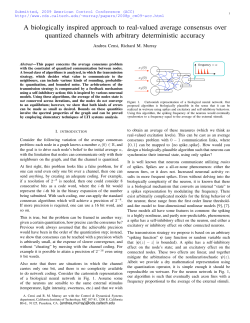 A biologically inspired approach to real